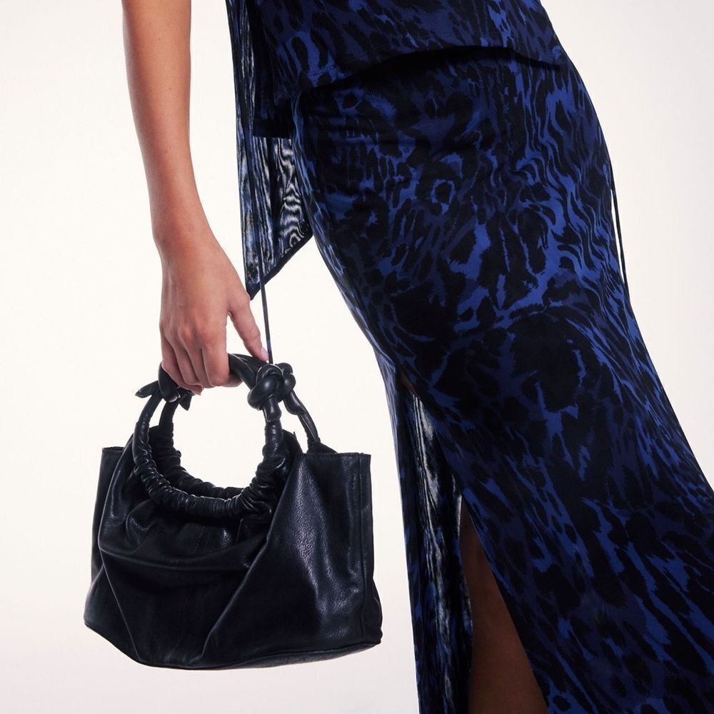 Free People Head Over Heels Leather Crossbody Bag in Black - Picture 2 of 10